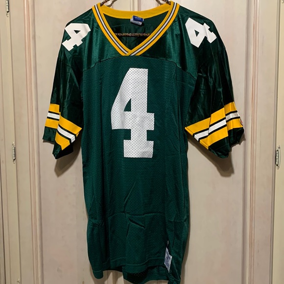 Vintage 90’s Champion Packers Brett Farve #4 Football Jersey - Picture 1 of 11